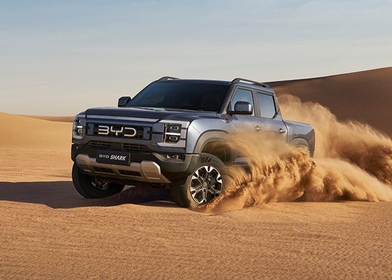 BYD Shark 6 in dessert