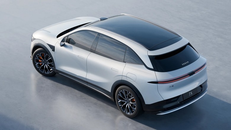 ZEEKR 7X Top Angle View