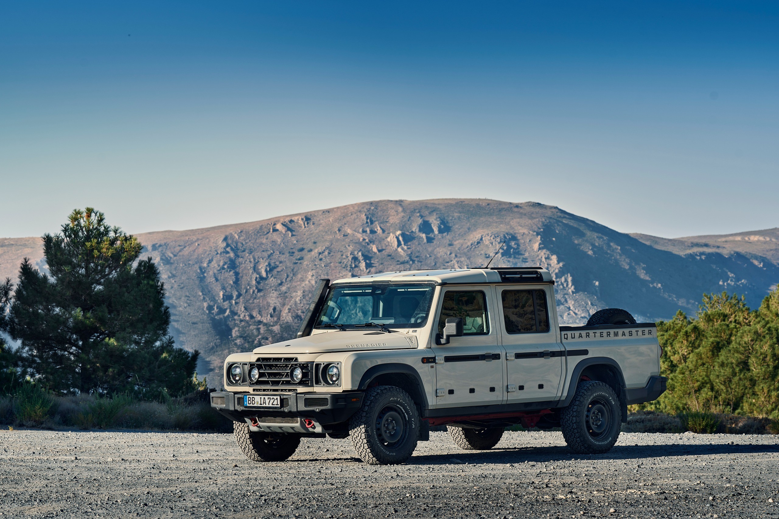 Ineos Grenadier Fieldmaster on road