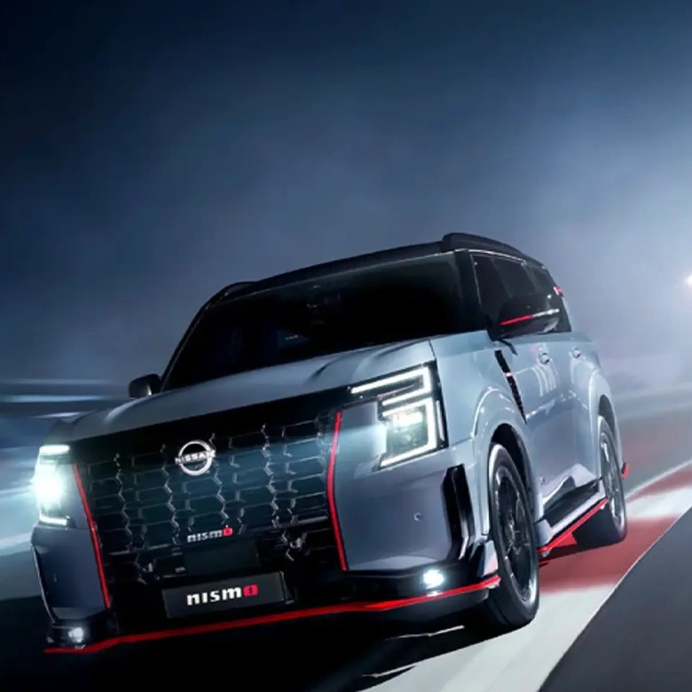 nissan patrol nismo fron view