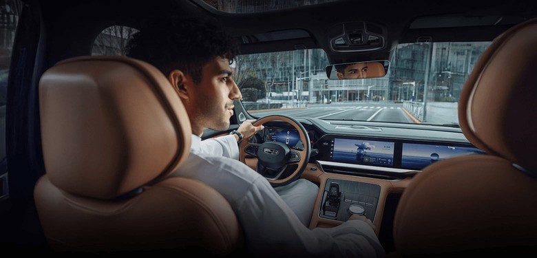 Geely Monjaro interior view 