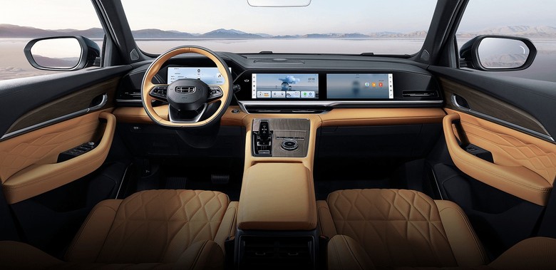 Geely Monjaro interior view