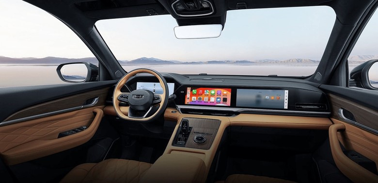 Geely Monjaro display view