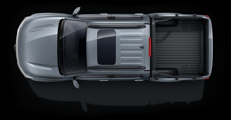 Dongfeng Rich 7 top view in grey color