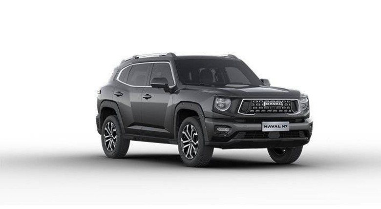 Haval H7 front view in grey color
