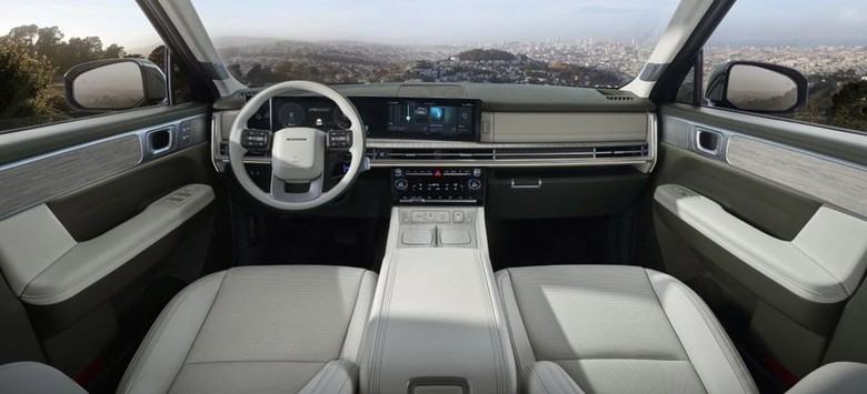 Hyundai Santa Fe interior view