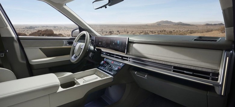 Hyundai Santa Fe interior view