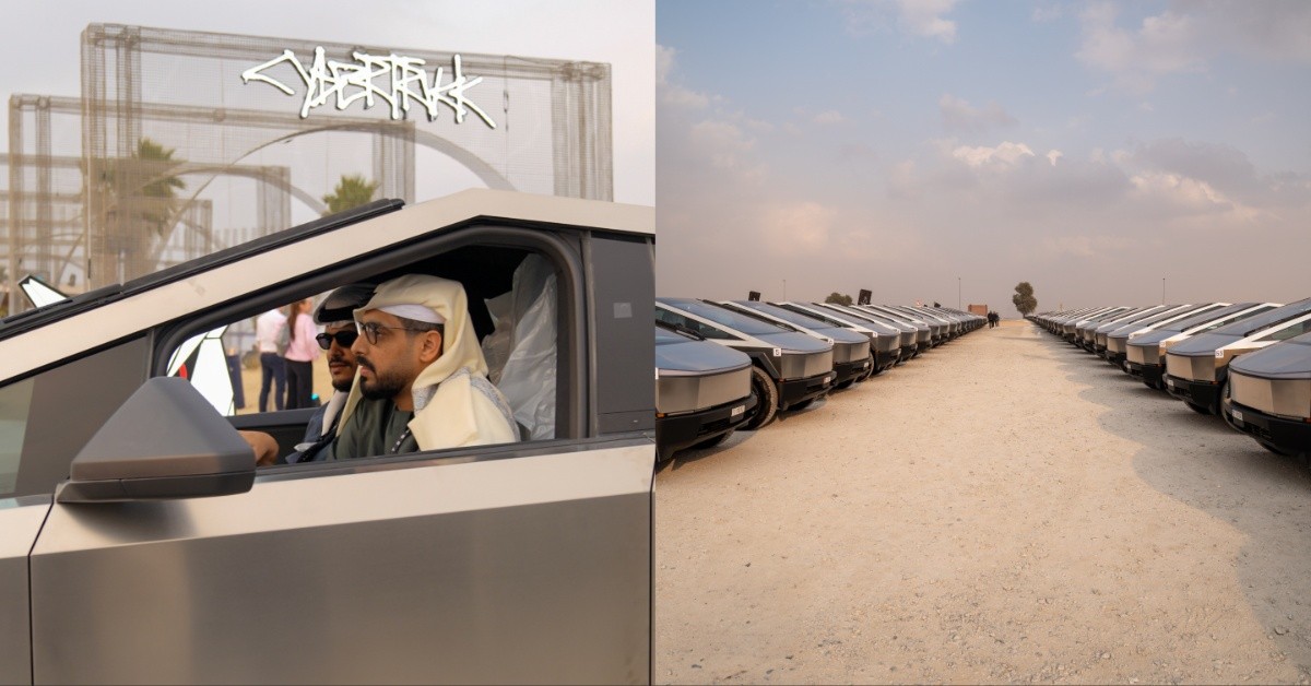 Tesla Cybertruck Deliveries in the UAE