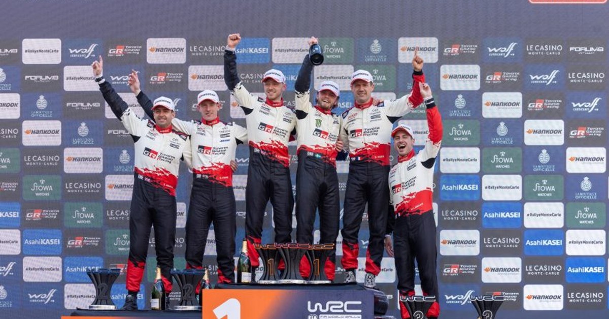 Toyota GAZOO Racing Dominates Rallye Monte-Carlo with Historic 1-2-3 Finish