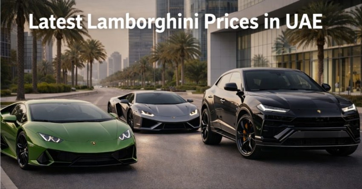 Latest Lamborghini Prices in UAE — Entry Models vs Flagship Supercars
