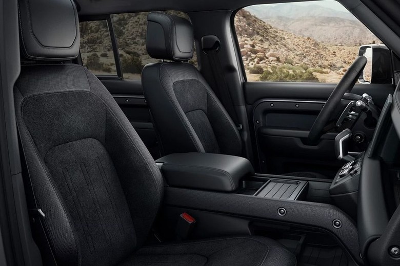 Land Rover Defender 110 interior view 