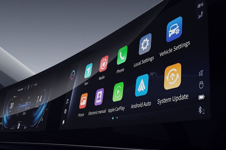  chery tiggo 7 display view 