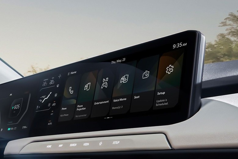 kia ev3 display view