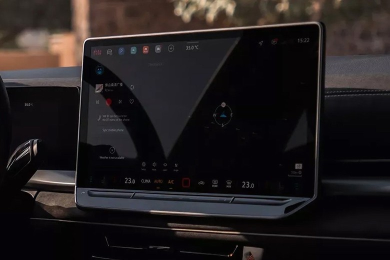 Volkswagen Jetta display view 