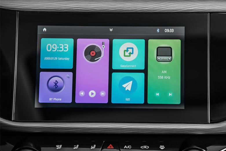 chery arrizo 5 display view 