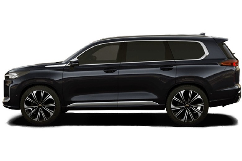 EXEED VX side view in black color