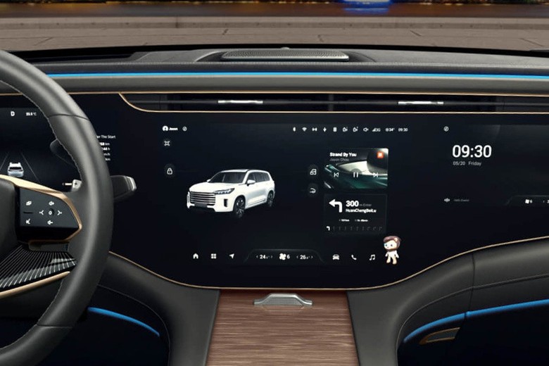 EXEED VX display view