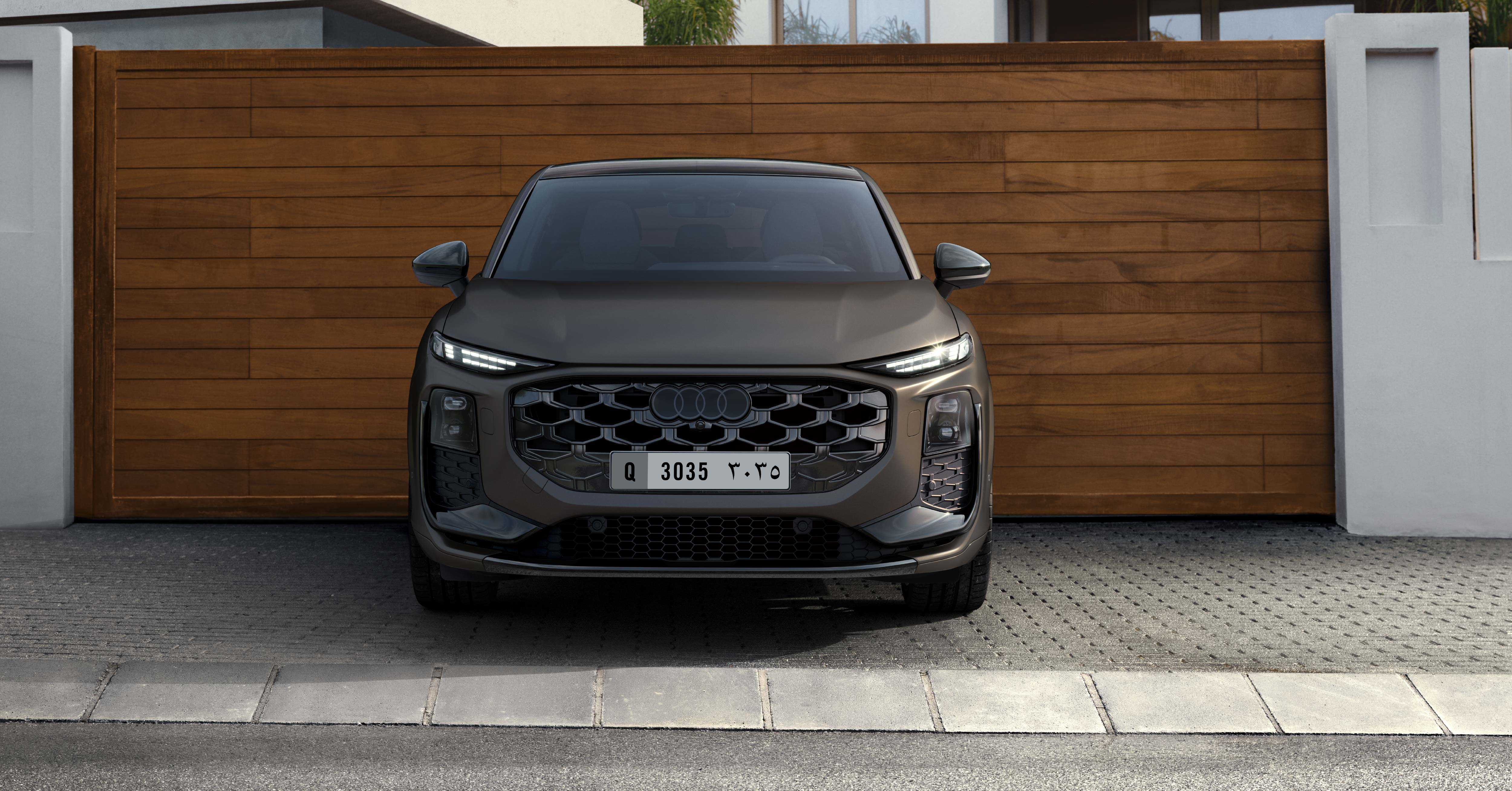 Audi Q3 Grille, aggressive front view
