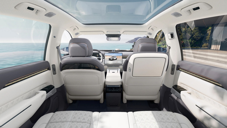 Zeekr 7X Rear Seat view