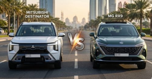 Mitsubishi Destinator vs MG RX9 Compared for UAE Families