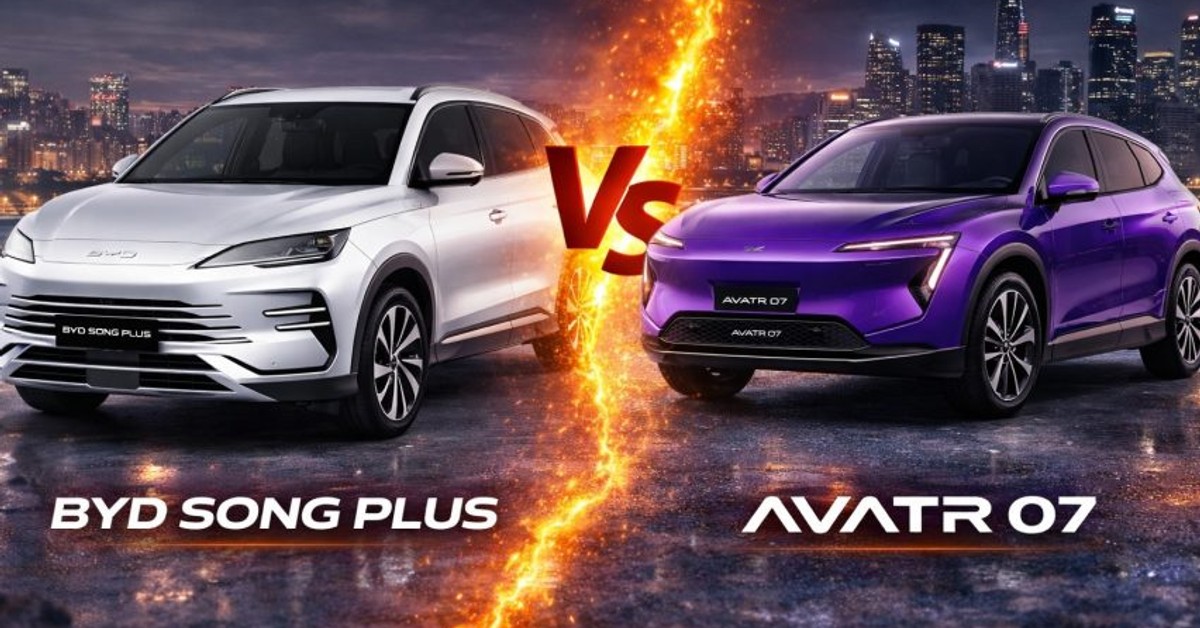 AVATR 07 vs BYD Song Plus: A Comparison of Smart Features, Safety and Everyday Practicality