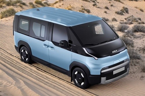 Kia PV5 modern EV van side view i