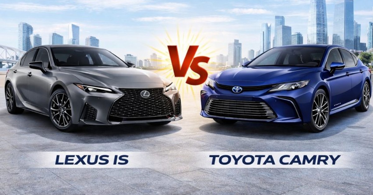 2026 Lexus IS vs Toyota Camry: A Comparison of Luxury, Comfort and Everyday Performance