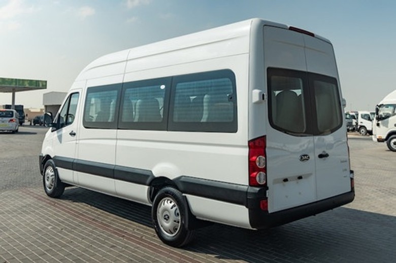 JAC Sunray side view in white color