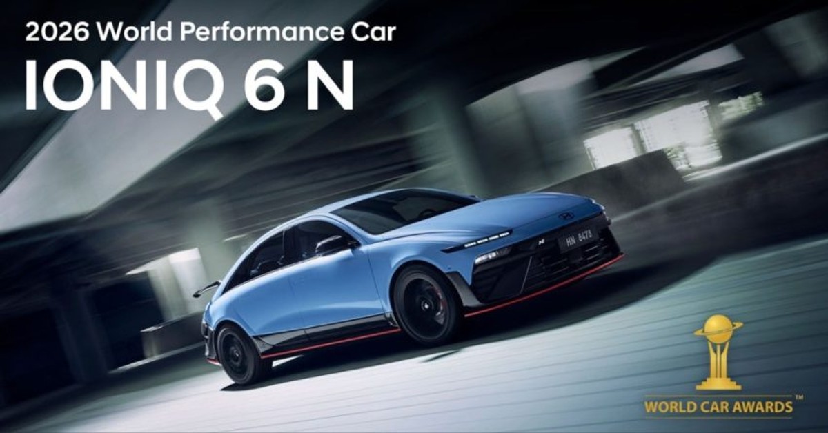 Hyundai IONIQ 6 N Crowned 2026 World Performance Car at New York Auto Show