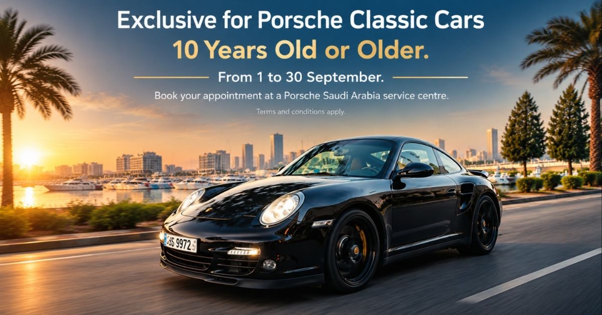 Porsche KSA Launches Classic Heritage Campaign: SAR 997 Inspection for 10+ Year Models