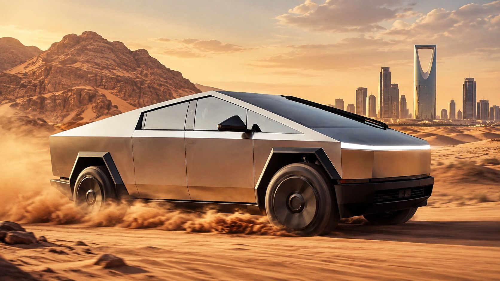 Tesla Cybertruck in Saudi Arabia: Dual-Motor AWD vs. Tri-Motor Cyberbeast Explained
