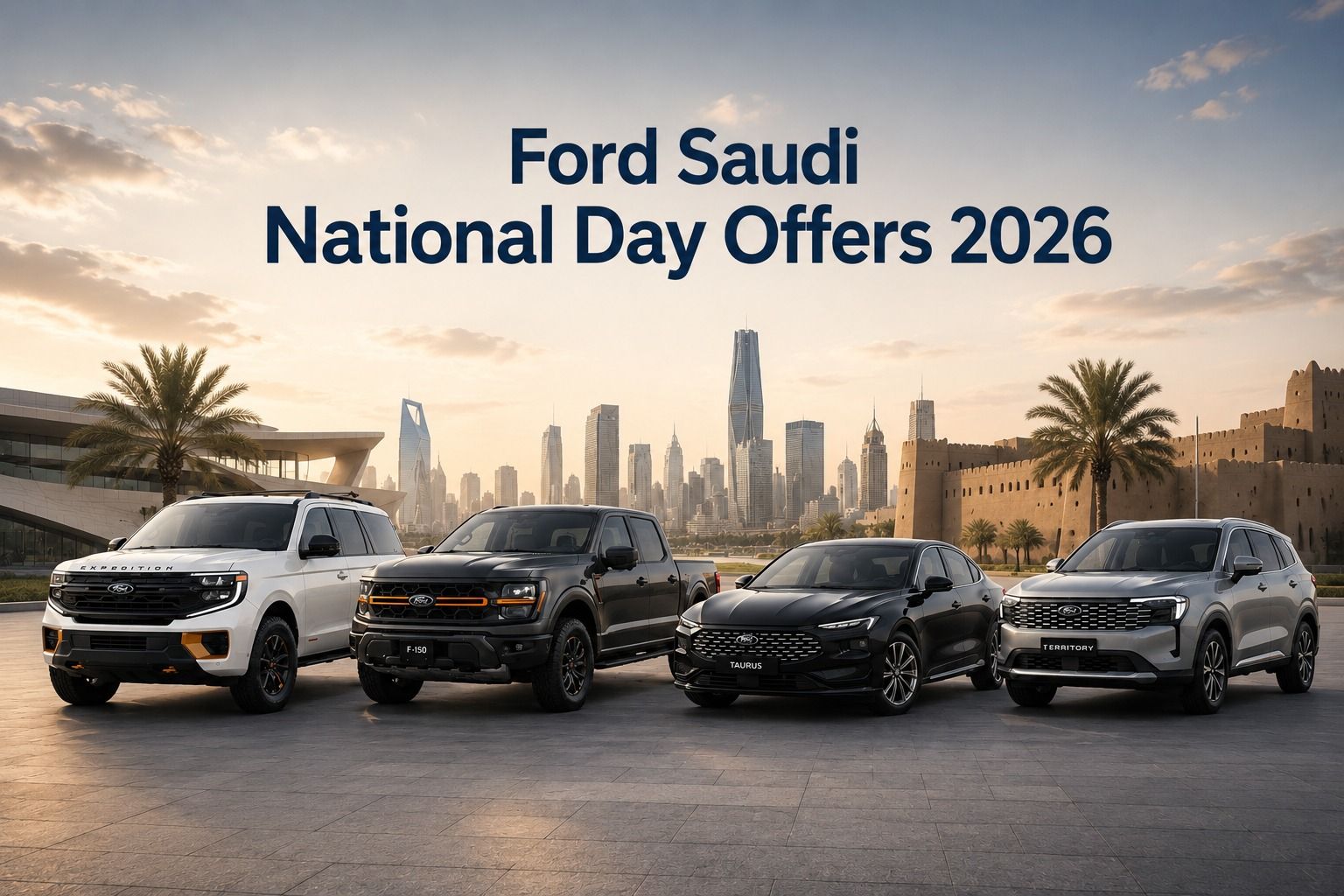 Ford Saudi National Day Offers 2026: Deals on Explorer, Everest, Expedition, F-150, Taurus, and Territory