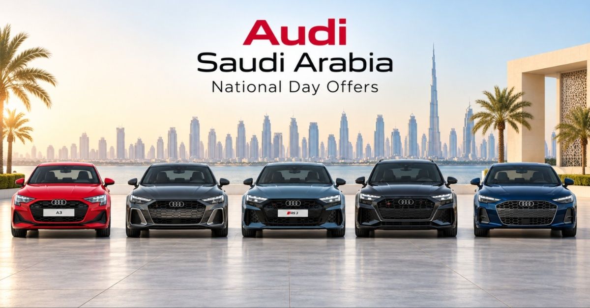 Audi Saudi Arabia National Day Offers: 0% Down Payment, Free Service and More