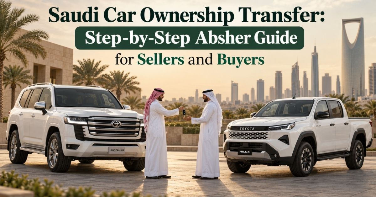 Saudi Car Ownership Transfer: Step-by-Step Absher Guide for Sellers and Buyers