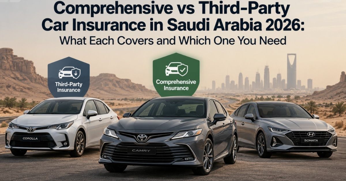 Comprehensive vs Third-Party Car Insurance in Saudi Arabia 2026: What Each Covers and Which One You Need